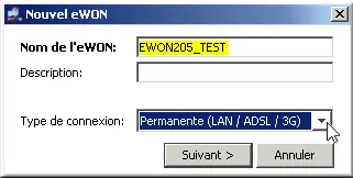 Donner un nom à votre eWON